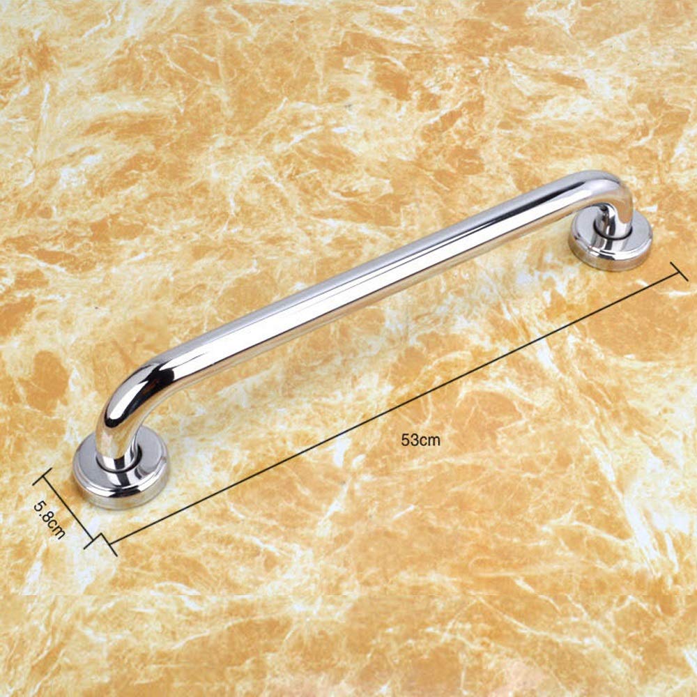 Barra de agarre de baño de acero inoxidable, pasamanos de seguridad antideslizante para ducha e inodoro, agarre de apoyo de asistencia superior para mayor seguridad en el baño