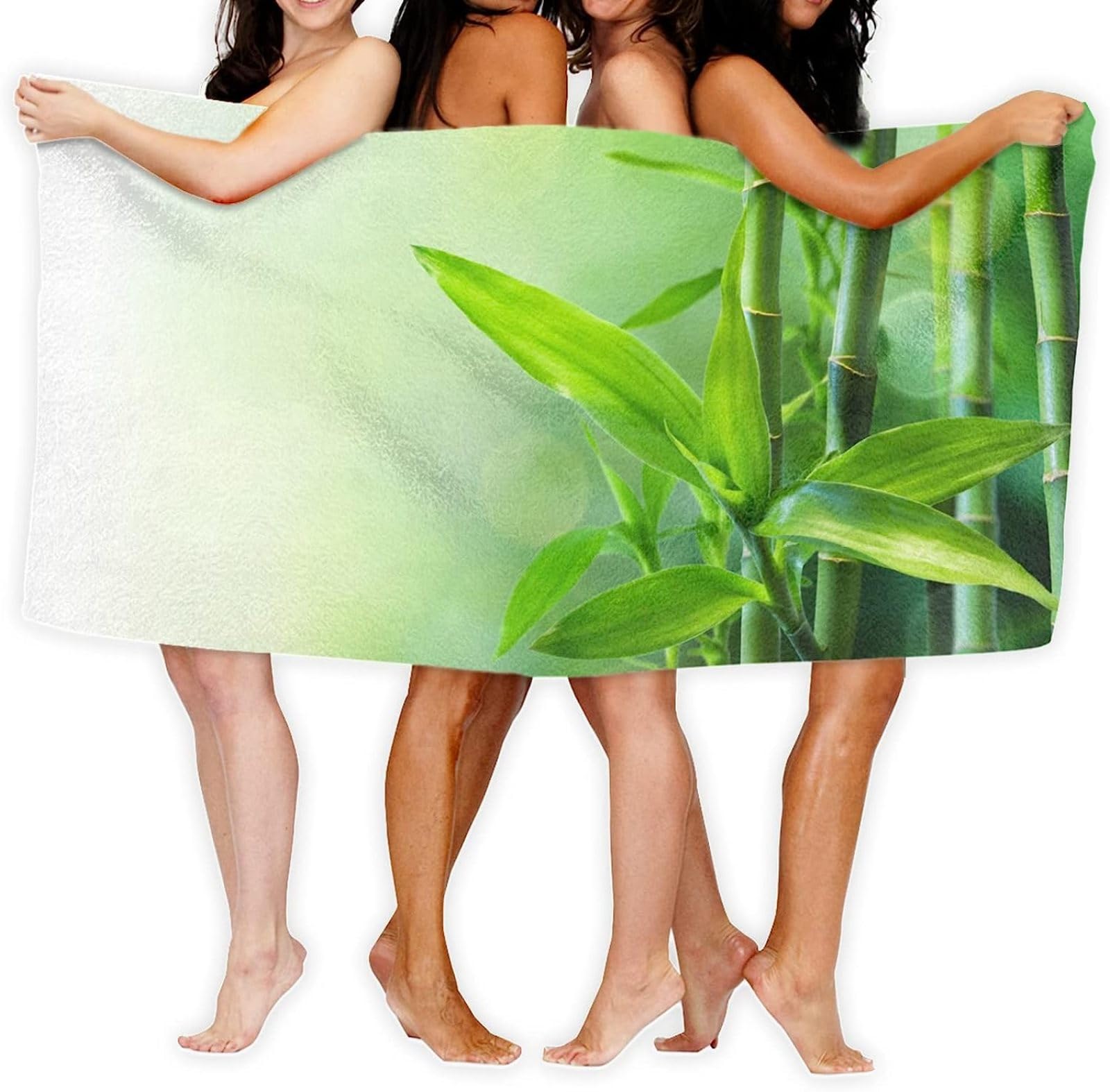 Bambus Strandtuch Groß 150x200 cm, Weich Schnell Trocknen Microfaser Handtücher, 3D Strandhandtuch Bambus Strandtücher Badetuch Strandlaken Handtuch Herren Frauen Badetücher