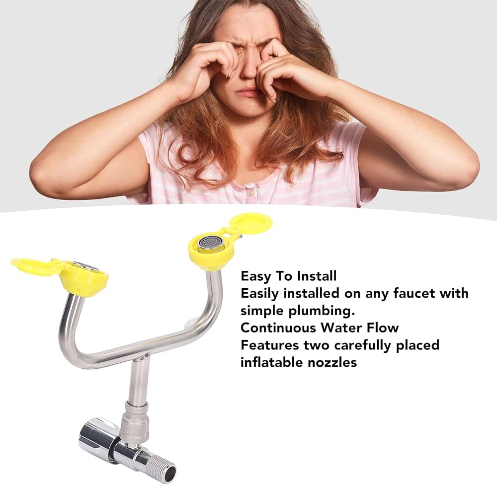 Eye Wash Station Emergency Eye Wash Station Attachment Faucet Mounted Eyewash St