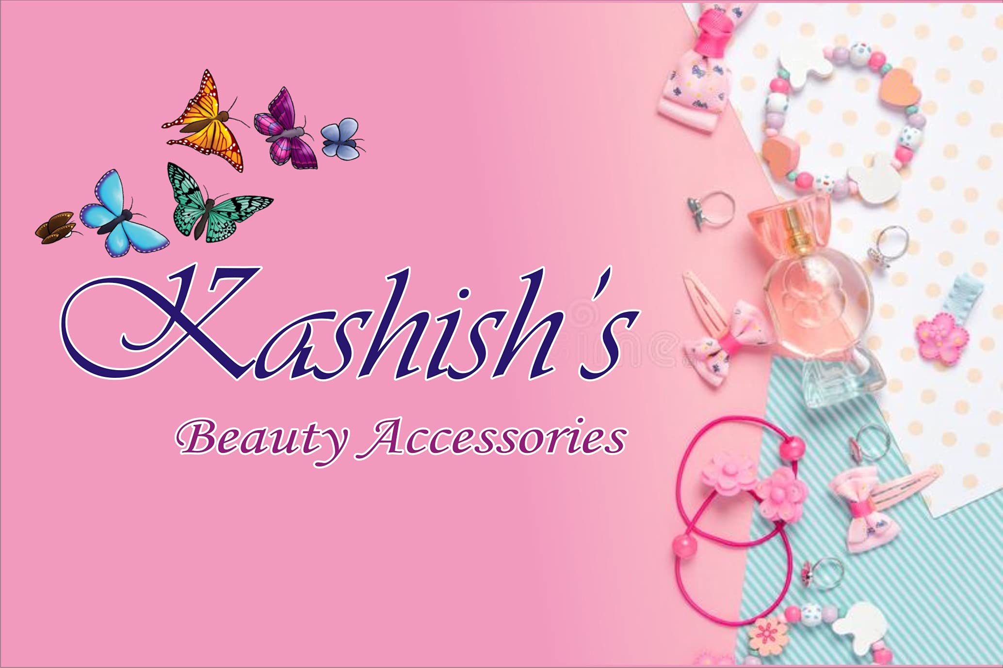 Kashish's Princess Cartoon Hair Clip, Headband Set Gift Box For Baby Girls (Dark Pink) - Set of 18 Pieces - Image 8 thumbnail