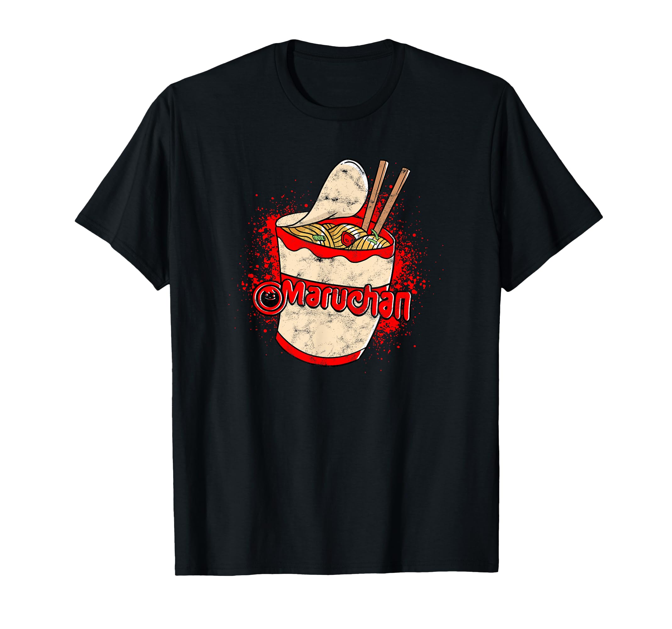 Amazon | まるちゃんラーメン Tシャツ | Tシャツ・カットソー 通販