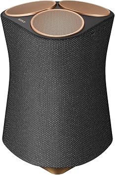 Sony SRS-RA5000 360 Reality Audio Premium Wi-Fi / Bluetooth Wireless Speaker, Works with Alexa and Google Assistant, Black