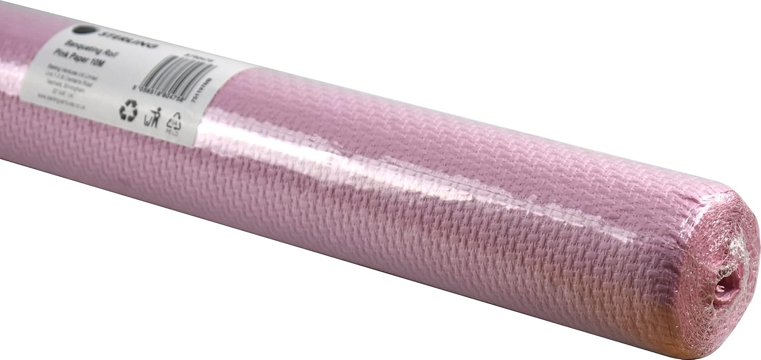 Sterling Ventures Table Cloth Embossed Paper Banqueting Roll Table