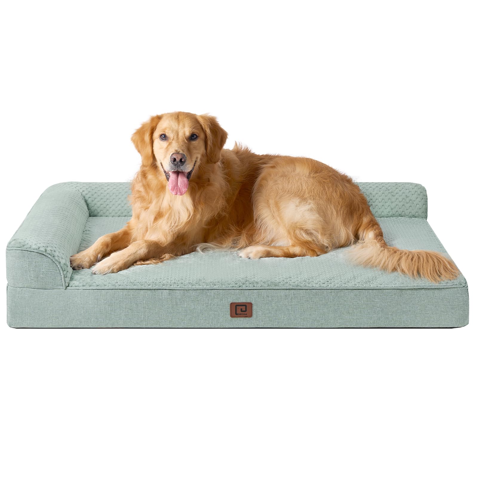 EHEYCIGA Extra Large Dog Bed Othorpedic, Memory Foam XL Dog Bed with Washable Removable Cover, Waterproof Pet Sofa Couch XLarge Size Dogs with Nonskid