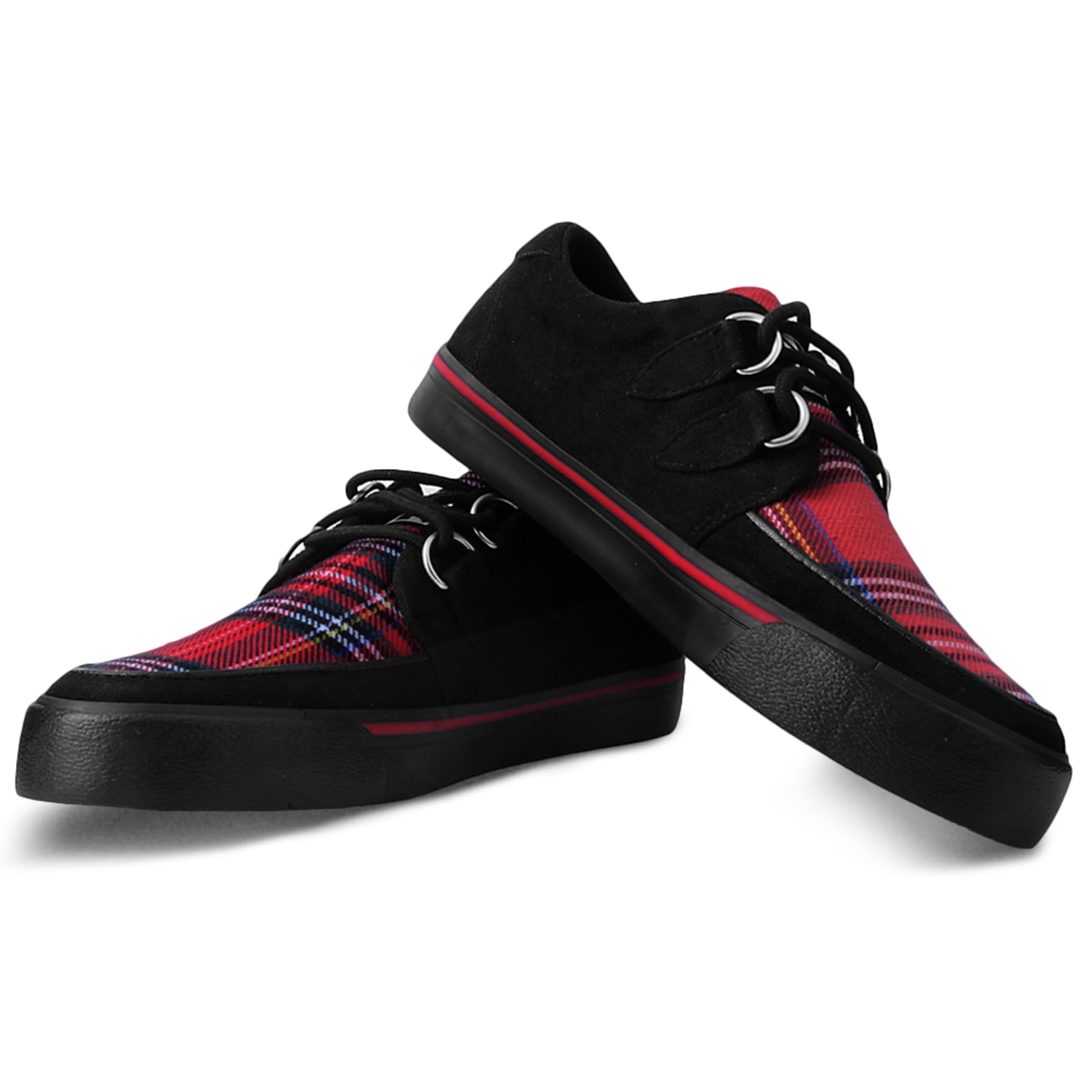 T.U.K. Vegan Creeper Sneaker - Scarpe da Ginnastica da Uomo e da Donna - Stile Punk, Goth e Rocker in Pelle e Scarpe Stringate