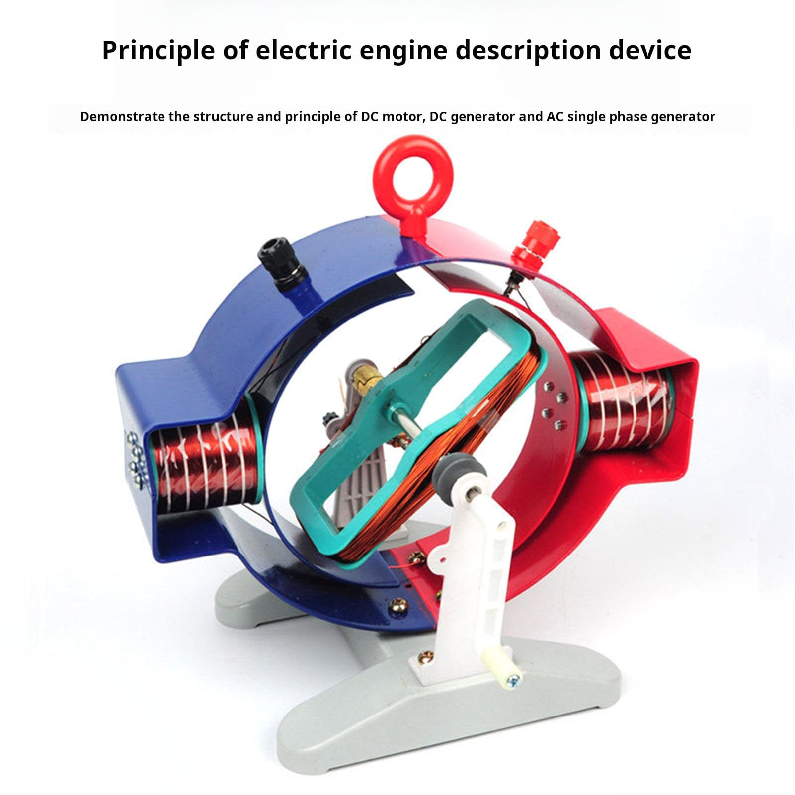Modèle scientifique éducatif de moteur électrique et générateur avec construction en métal pour utilisation en laboratoire scolaire Modèle de démonstration de moteur électrique