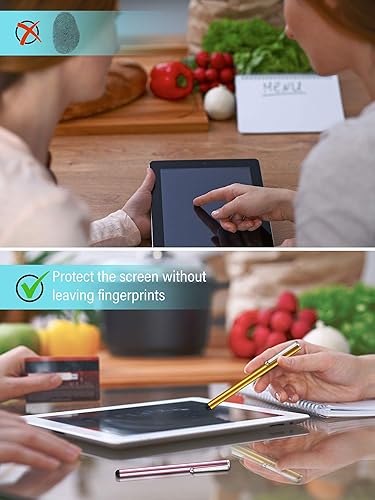 Miniatura 5 de Outus 100 lápices capacitivos de pantalla táctil, lápiz capacitivo universal, compatible con iPad, iPhone, Samsung, tableta, la mayoría de los