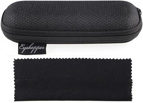 Miniatura 10 de Eyekepper Gafas de lectura progresivas de media llanta con lentes multienfoque anti UV para hombre, marco de memoria flexible, color plateado