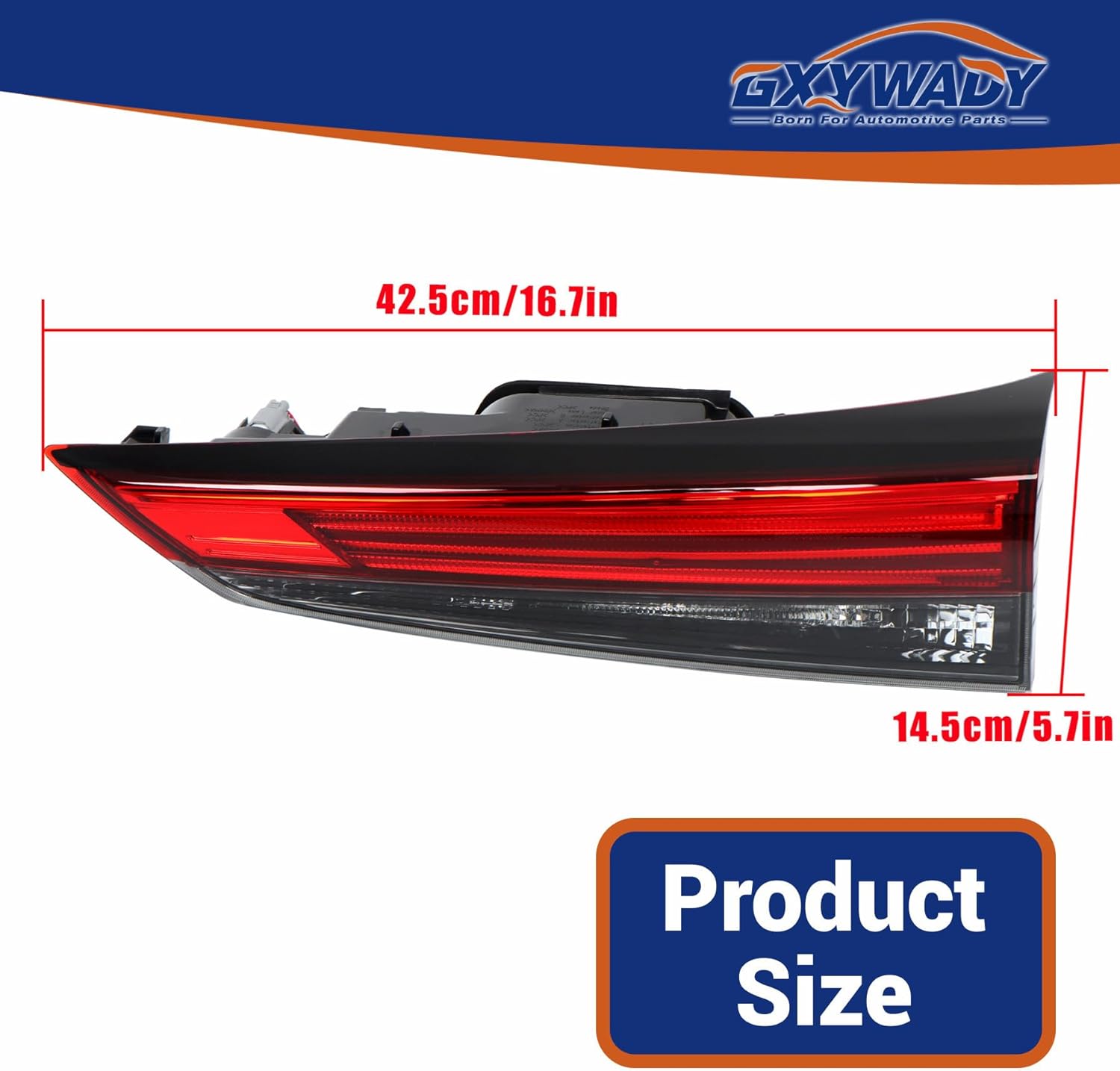 GXYWADY Right Passenger Side Inner Tail Light 815800E180, TO2803156 Replacement for 2020 2021 2022 Highlander Rear Brake Lamp