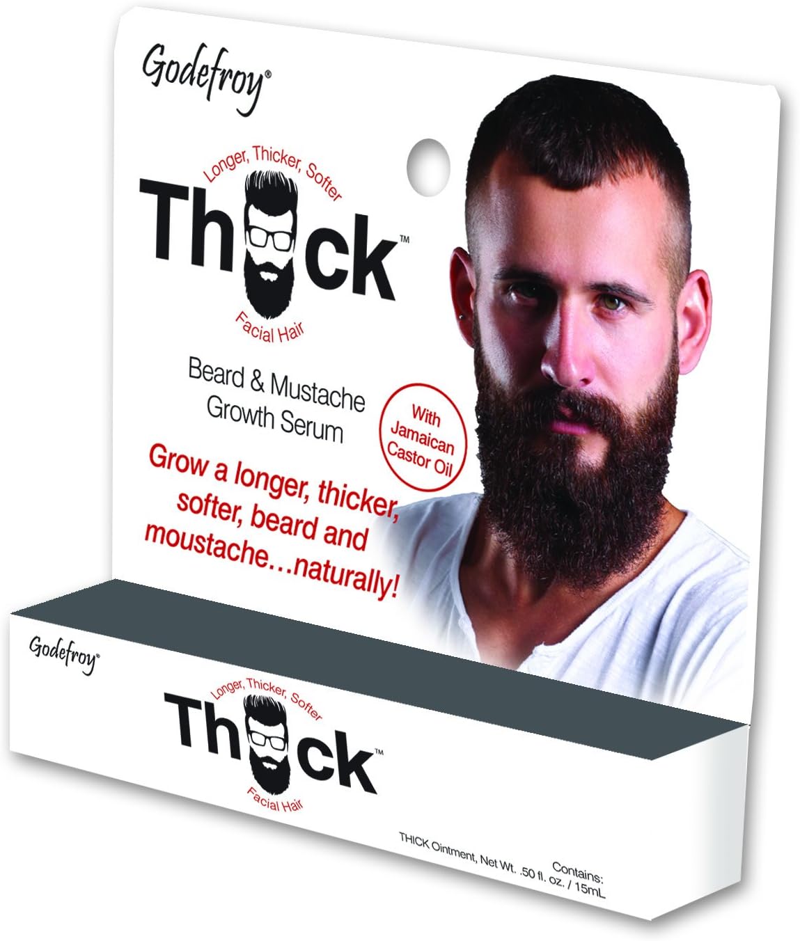 Godefroy Thick Beard and Mustache Growth Serum