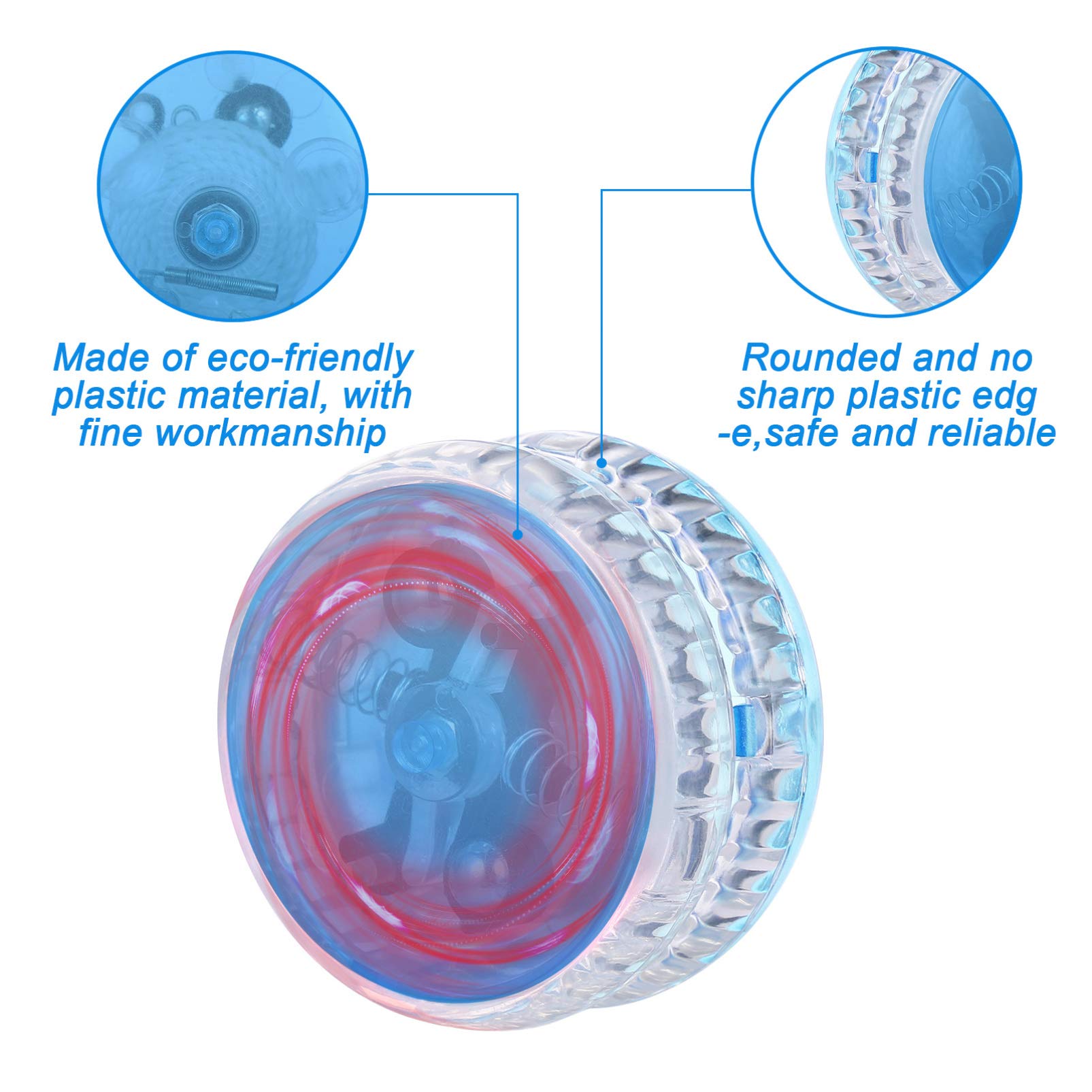 Luminous LED Light YoYo Ball Toy High Speed Kids S... - Vicedeal