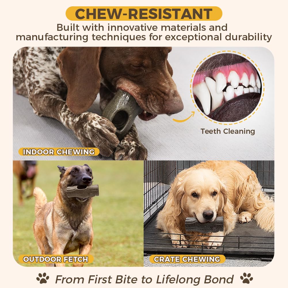Mankoda Jouets à friandises pour chien pour les garder occupés – Puzzle interactif pour chien avec moule congelé, jouets à mâcher agressifs indestructibles pour grands chiens, qualité alimentaire