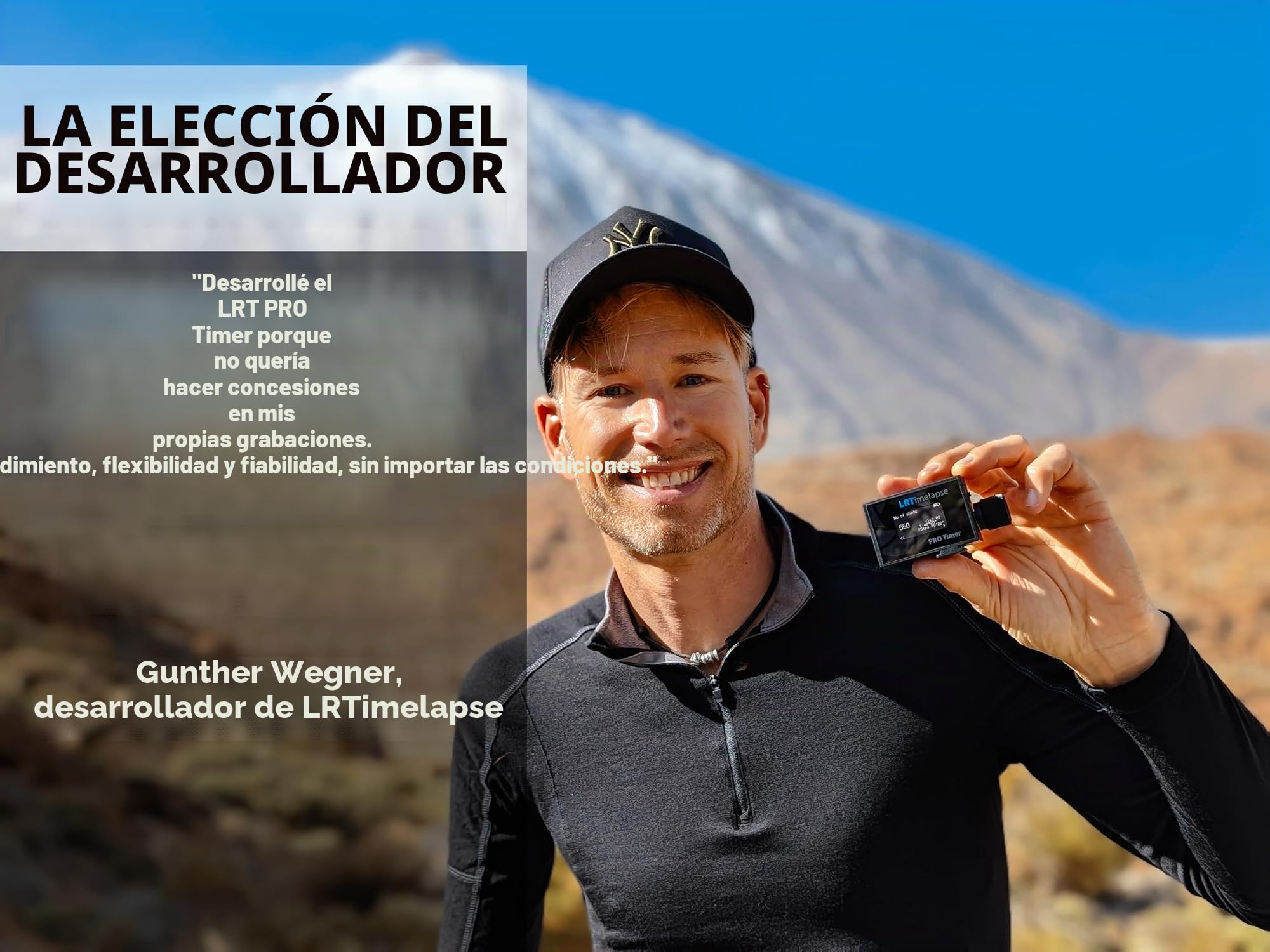 PRO Timer 3.5 Disparador por Intervalos para Cámara, Ideal para Time-Lapse y Astrofotografía