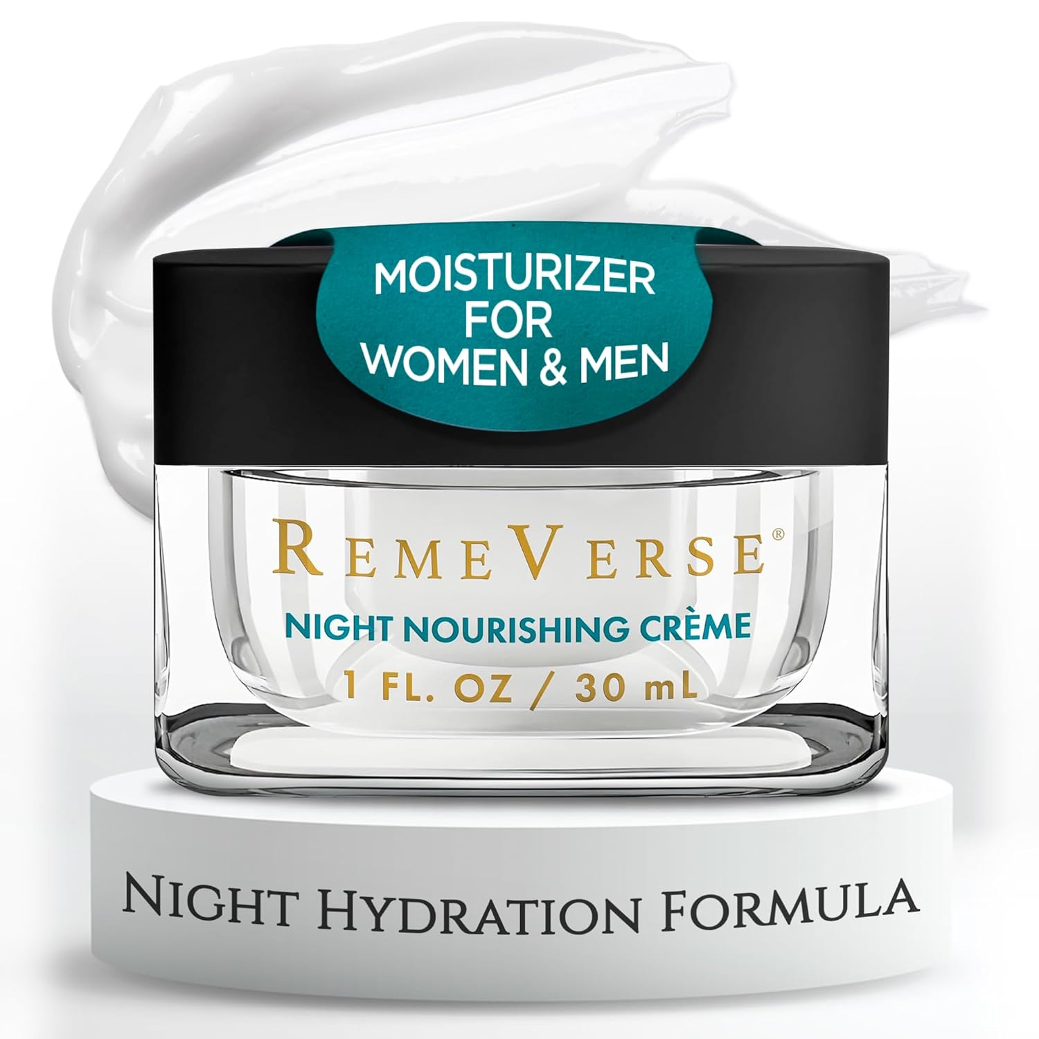 RemeVerse Advanced Hydrating Crème - Face Moisturizer with Hyaluronic Acid, Peptides & Vitamins - Ultra Hydration for All Skin Types - Long-Lasting Moisture & Nourishing Facial Cream for Women & Men