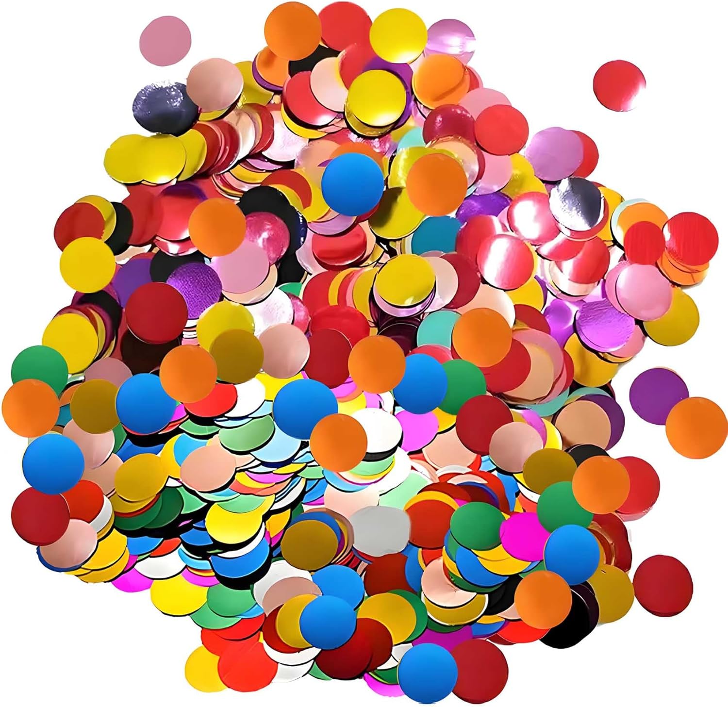Rainbow Metallic Foil Confetti 8000 Pcs Multicolor Shiny Round Table Confetti for Fill Balloon Wedding Graduation Party Decorations,60g of pack Rainbow Metallic Foil Confetti 8000 Pcs Multicolor Shiny Round Table Confetti for Fill Balloon Wedding Graduation Party Decorations,60g of pack