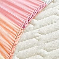 Vista 6 de FCLDESHOP Comfort Hotel - Sábana bajera ajustable de bolsillo profundo, juego de sábanas bajeras y fundas de almohada de seda de hielo de látex