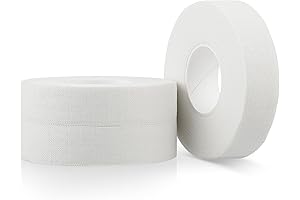 3 Rolls Finger Tape White Extra Strong 0.6-Inch x 32-Feet Athletic Tape...