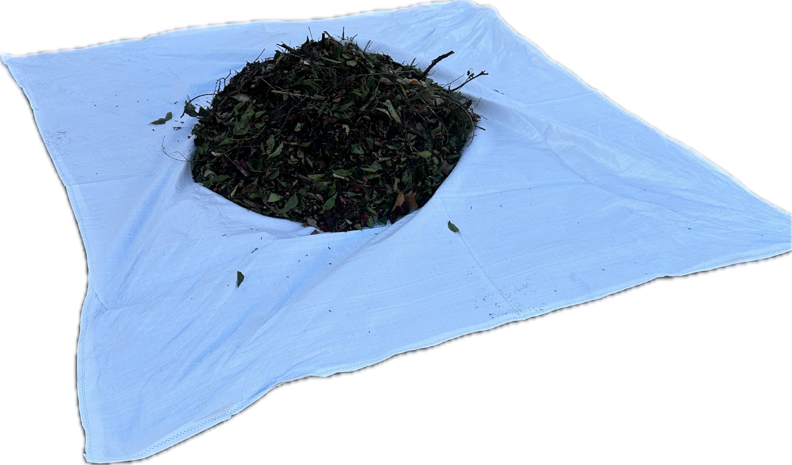 80" X 80" Plastic Poly Tarp Sheet - Waterproof Multipurpose Cover For Leaves, Camping, Yard Debris - View #13