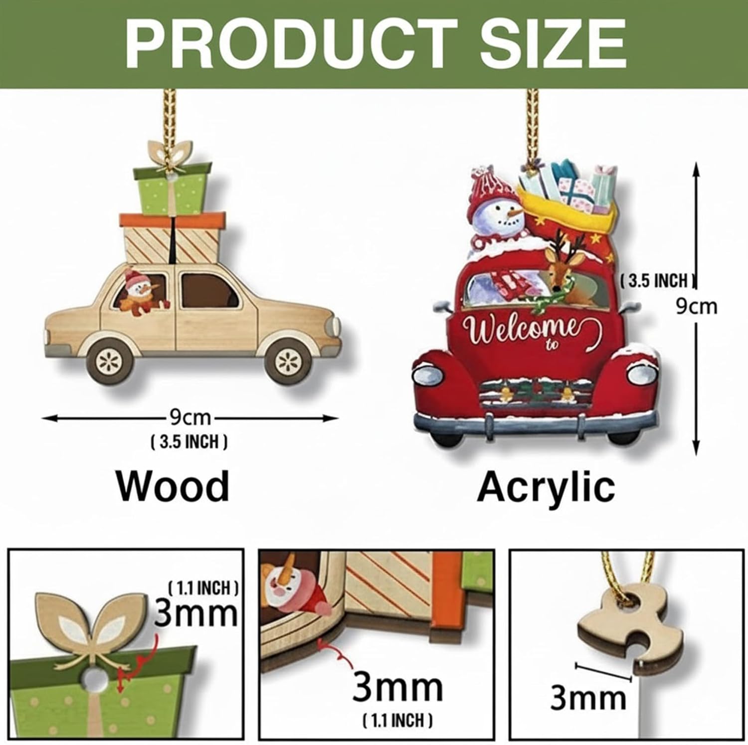 Personalized Funny Couple Christmas Ornament 2025, Growing Old Together Santa Ornament, Custom Romantic Xmas Tree Decor, Unique for Couples - Image 5