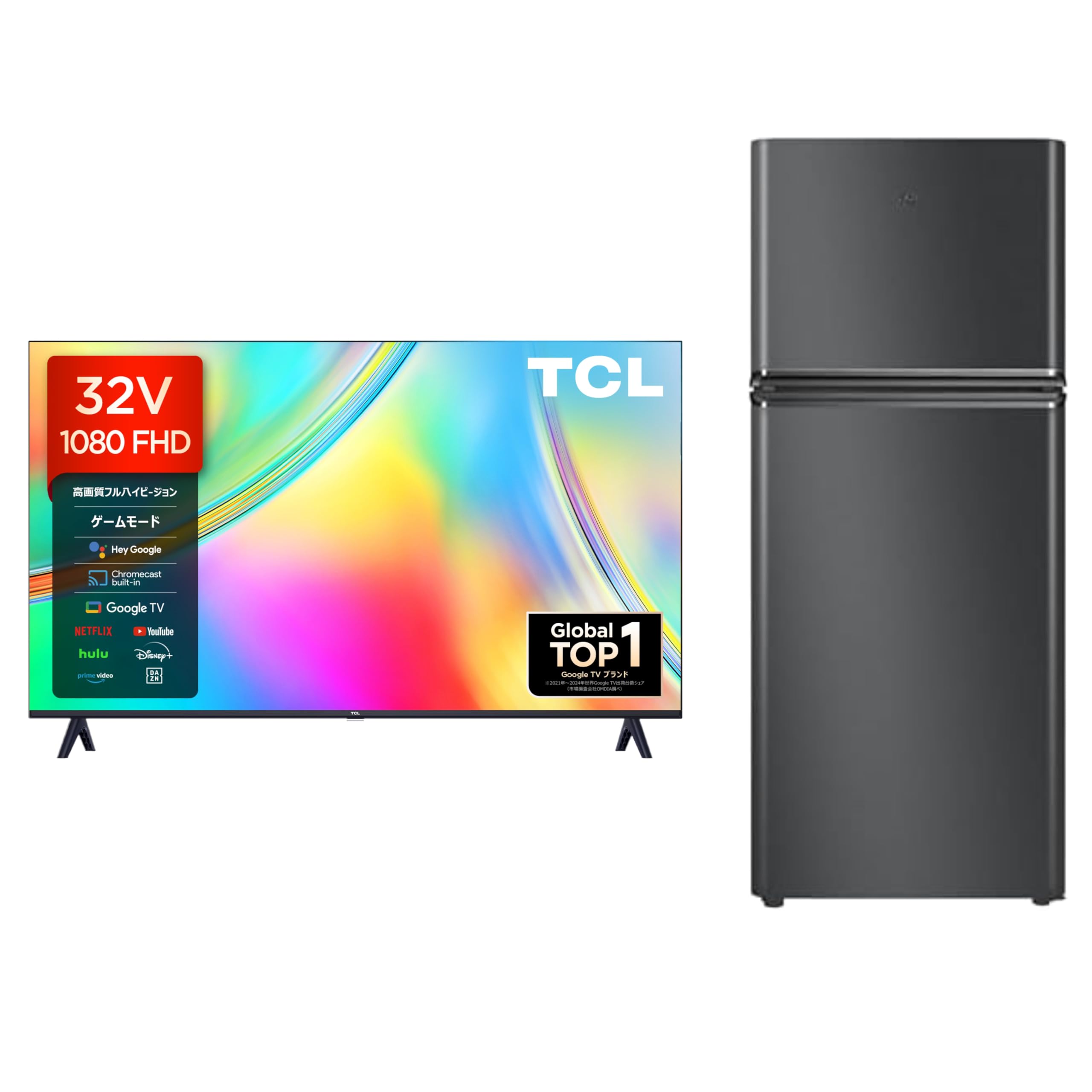Amazon | 【セット買い】TCL 32V型 テレビ Google TV フル