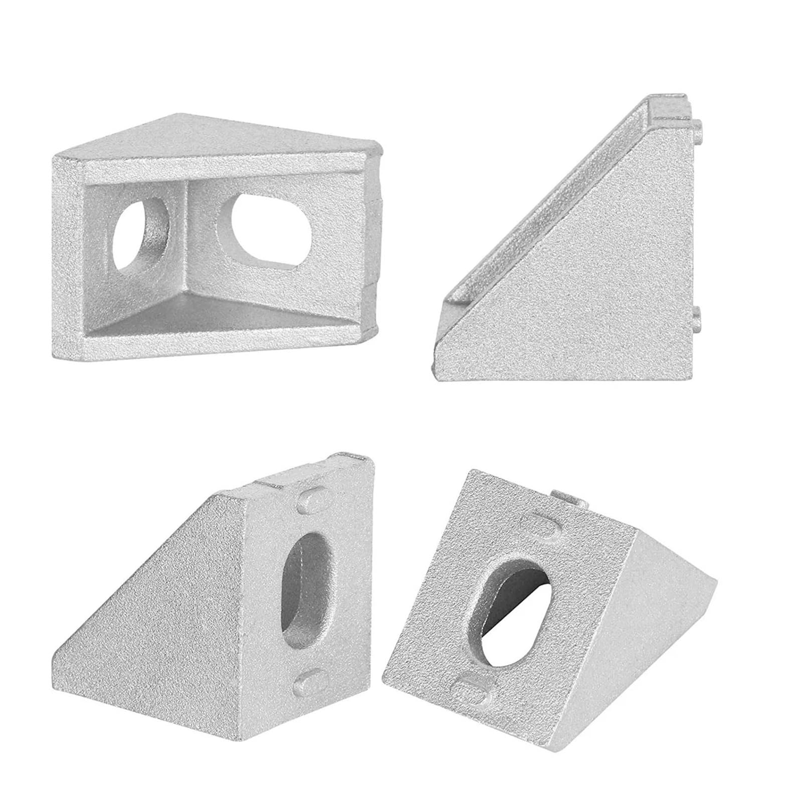 Support d'angle d'extrusion d'aluminium fente en T pour connecteur de profilé 20x20 CNC