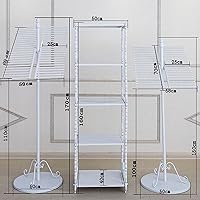 Vista 2 de Organizador independiente de metal para bufandas, bufandas comerciales y bufandas, tienda de ropa multifuncional, cinturón, traje, pantalones