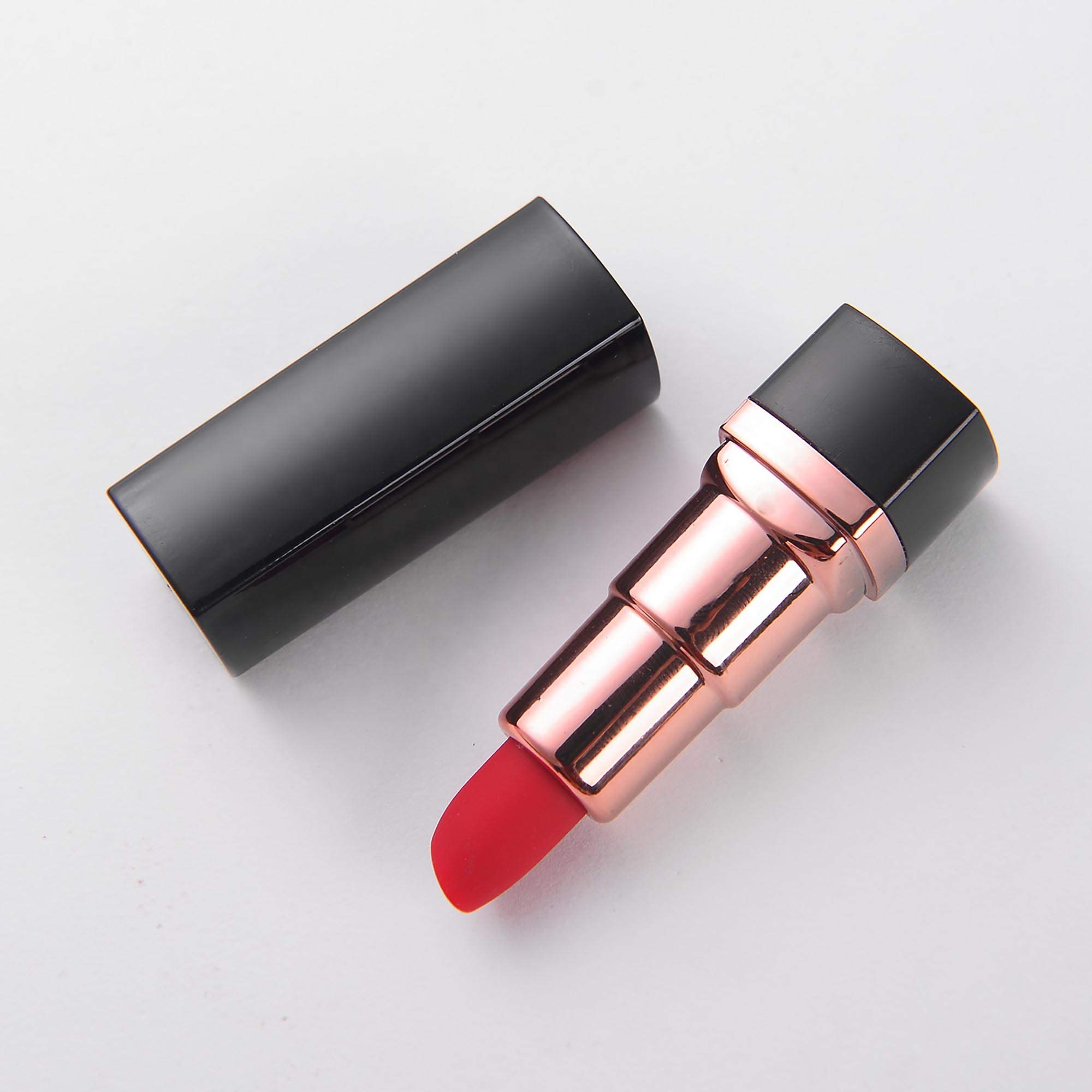 VIBRATORE RICARICABILE ROSSETTO LIPSTICK DONNE MASSAGGIATORE CLITORIDE J016