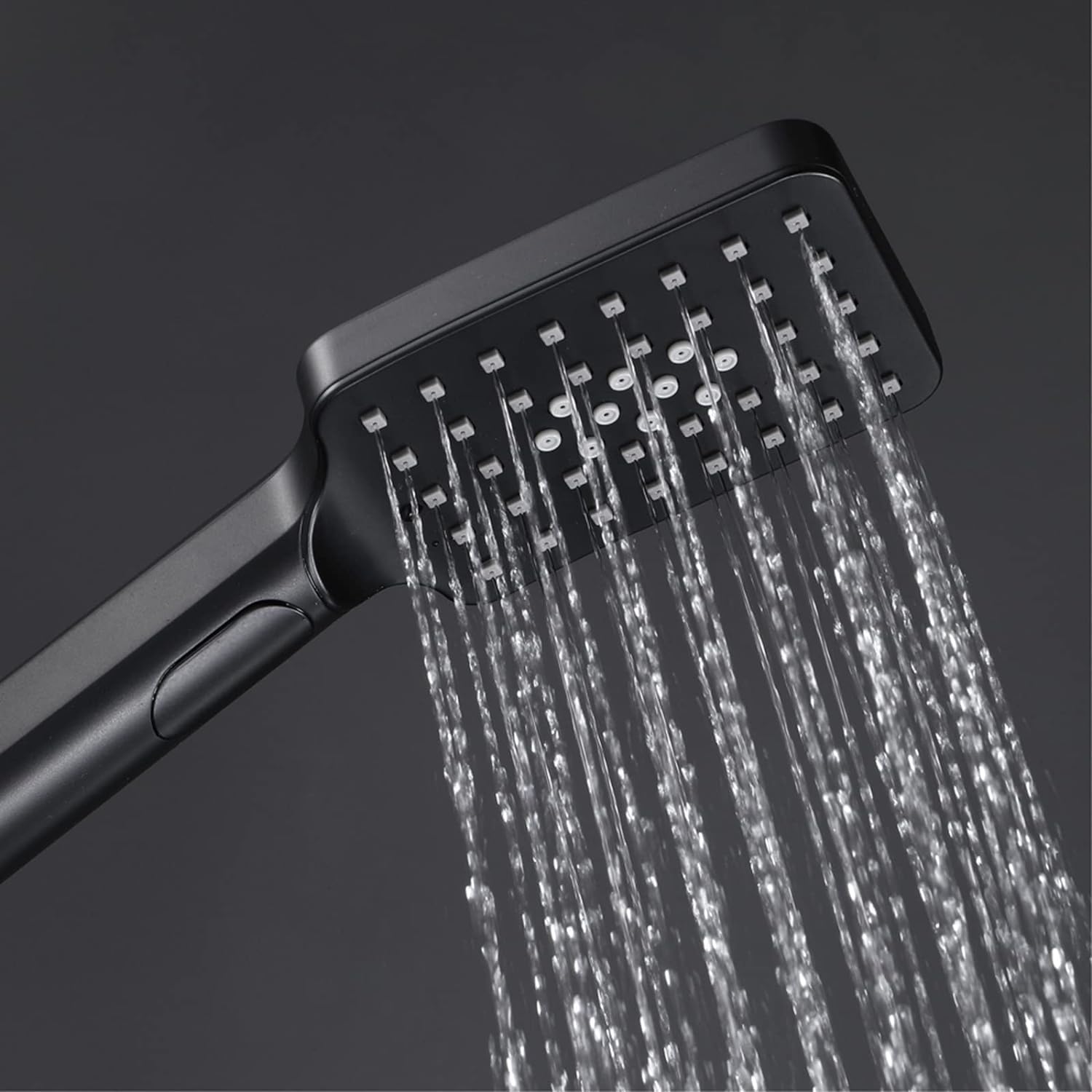 Toilet Bidet Kit - Brass Handheld Bidet Sprayer - Hot and Cold Toilet Shower Head with Hose Wall Mounted Toilet Hand Shower Kit, for Personal Hygiene,Rose Gold,Black Noir