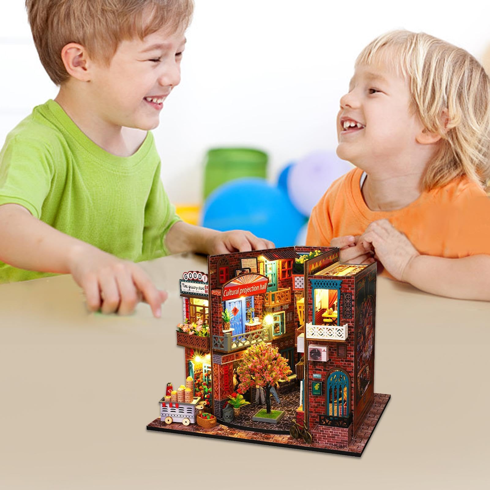 Kit per la costruzione di una casa, kit per casa delle bambole in