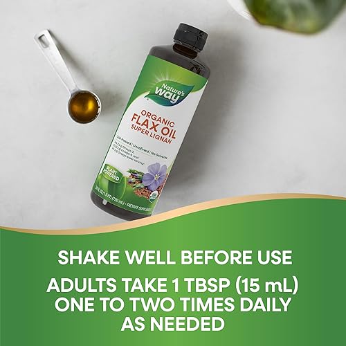 Miniatura 6 de Natures Way Aceite de lino orgánico Super Lignan