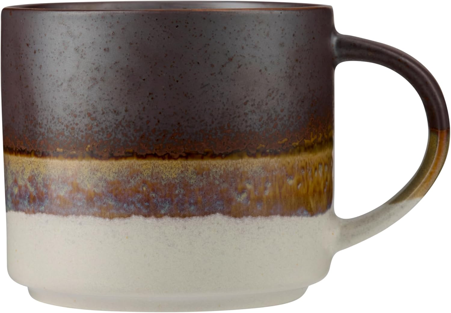 Maxwell & Williams The Mug Club 370 ml Steel Ground Cup (Set of 4)