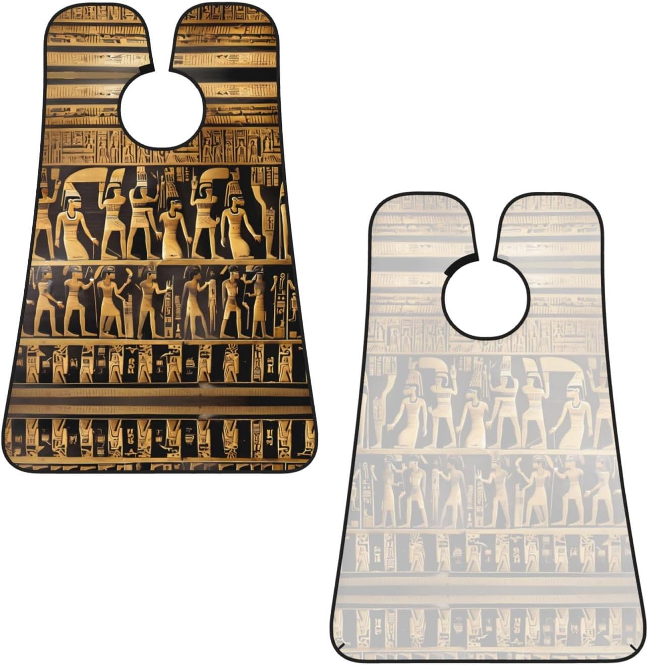 Egypts Hieroglyphics Print Beard Bib Apron, Shaving Apron For Dad, Men'S Hair Catcher For Shaving Best Gifts For Dad
