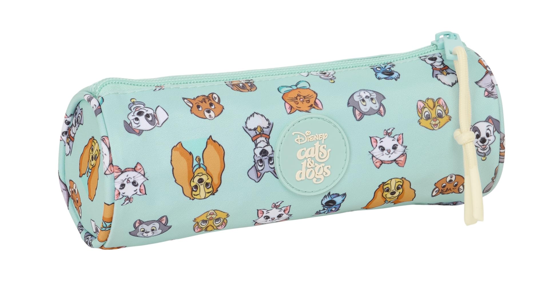 Safta CATS & DOGS, Round School Pencil Case, Children's Pencil Case, Ideal for Children from 5 to 14 Years - Image 2