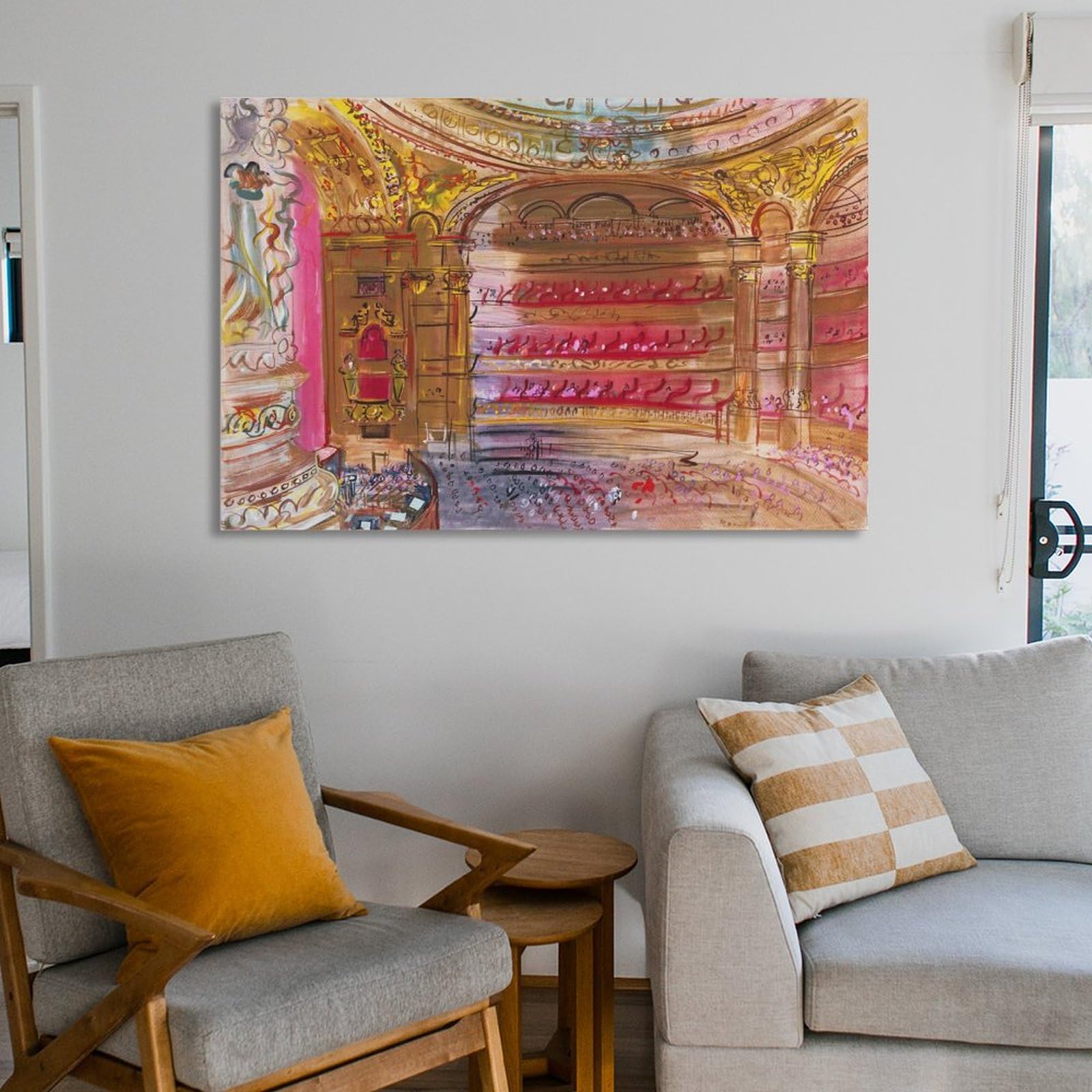 Amazon.co.jp: Raoul Dufyラウル・デュフィ画家の作品「オペラ座、パリ