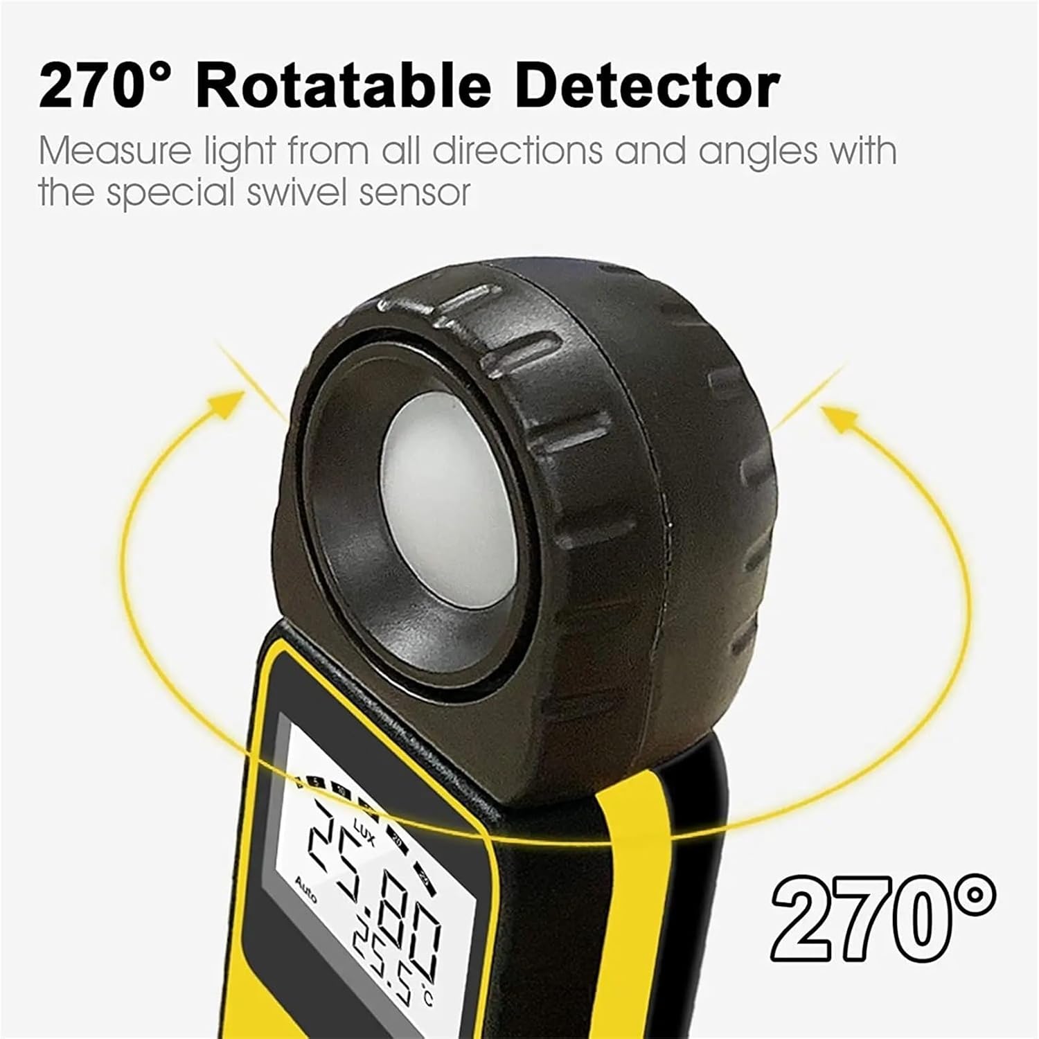 Light Meter, 881E Digital Illuminanc/Light Meter with 0.01300,000 Lux(0.0130, FC) Measuring Ranges for LED Lights and Plants Lumen,Light Meter Photography