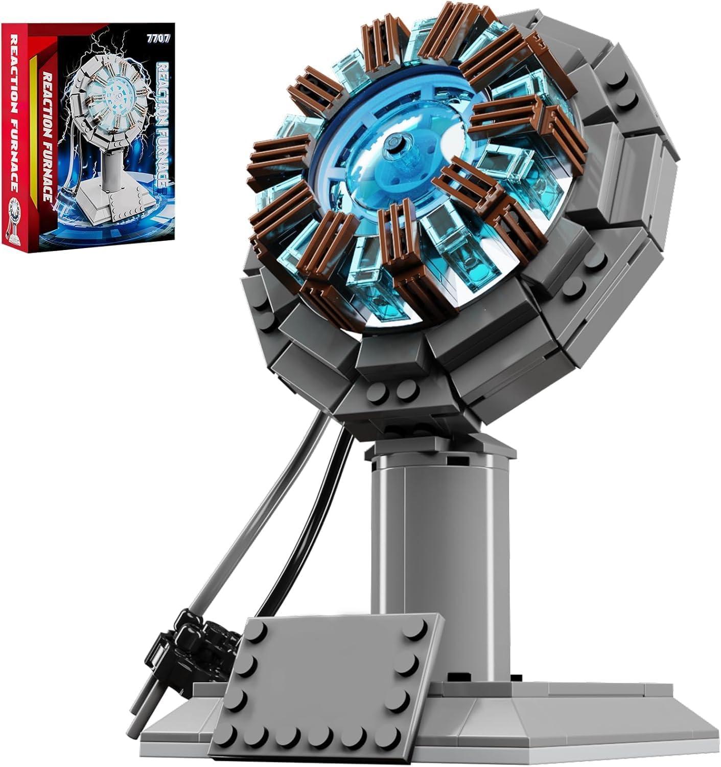 Arc Reactor Building Block Set, A Model Toy Proof that Tony Has A Heart,A Gift for Adults and Children