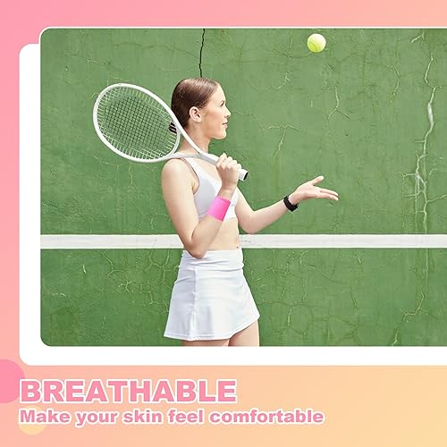 Miniatura 5 de 12 rollos de cinta deportiva preenvoltura, 2 pulgadas x 5 yardas, vendaje autoadhesivo cohesivo para cinta de muñeca de béisbol atlético, deportes,