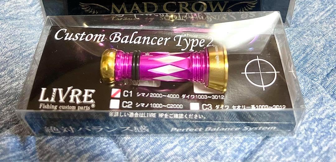 リブレ LIVRE スクイッドマニア MAD CROW EF30 ピンクゴールド リブレ LIVRE スクイッドマニア MAD CROW ピンクゴールド