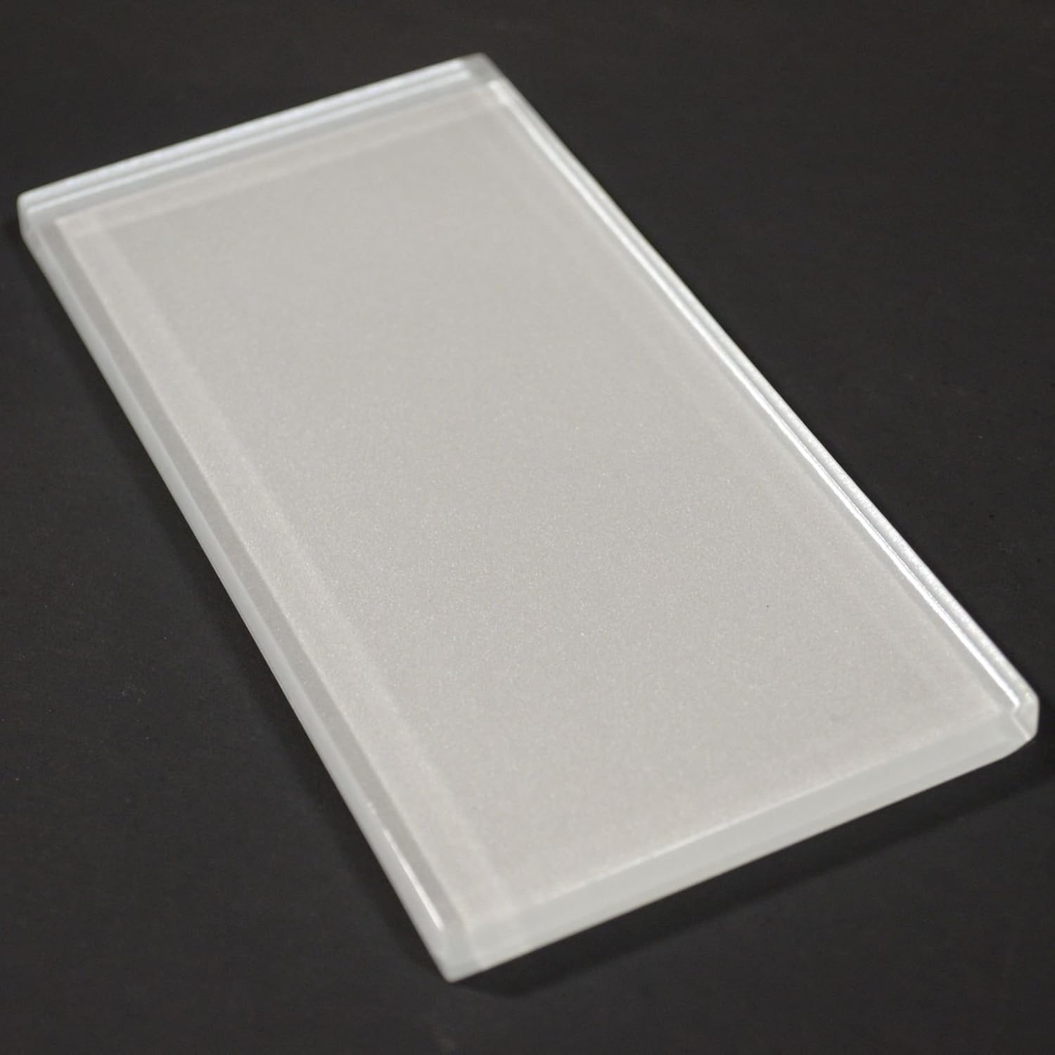 3"x6" Pearl White Metallic Glass Subway Tile for Kitchen Bathroom Shower Wall (Box of 5 sq ft $79)