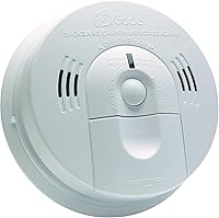 Vista 22 de Kidde Smoke & Carbon Monoxide Detector, Hardwired, Interconnect Combination Smoke & CO Alarm with Battery Backup, Voice Alert, Pack of 2