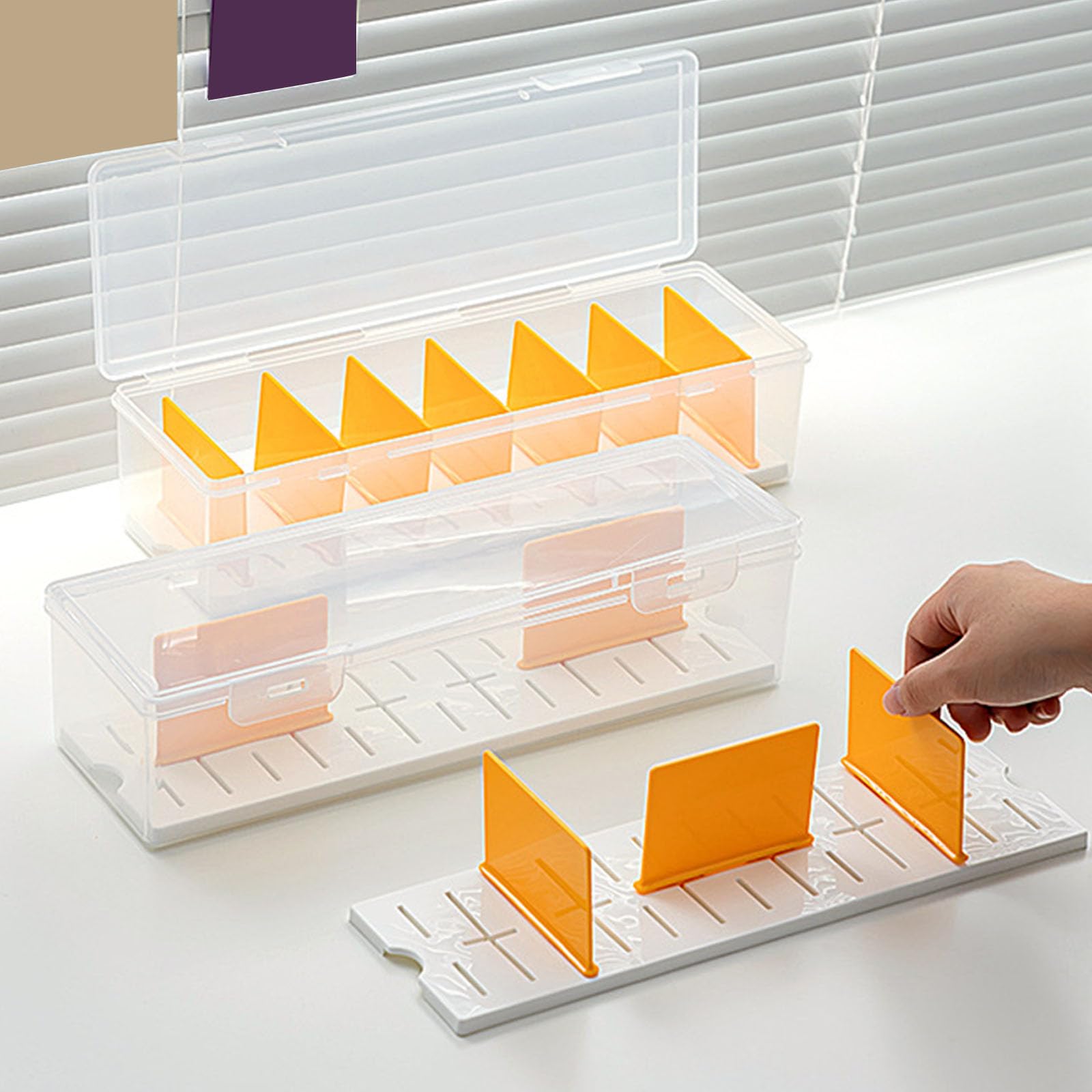 Aggiornamenti Grande Capacità Scatola di Immagazzinaggio Portacarte Custodia con Divisori Multifunzione Card Collection Box per Collezionisti