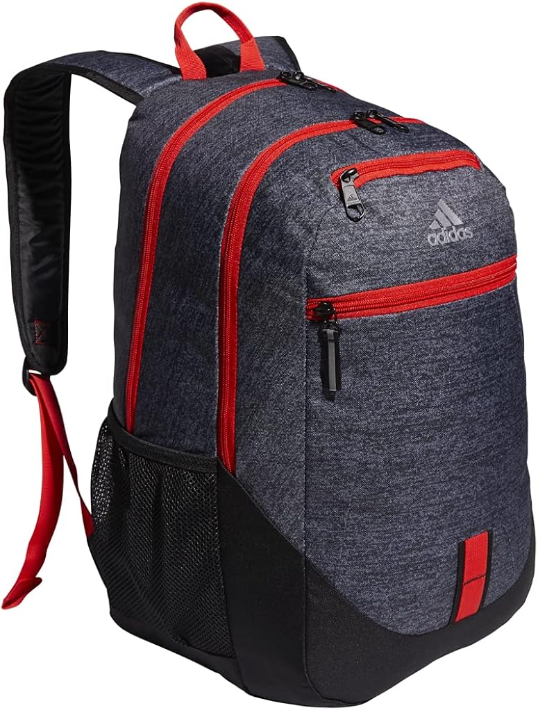 adidas Foundation V Backpack, Black/Black/Red: Clothing, Shoes & Jewelry