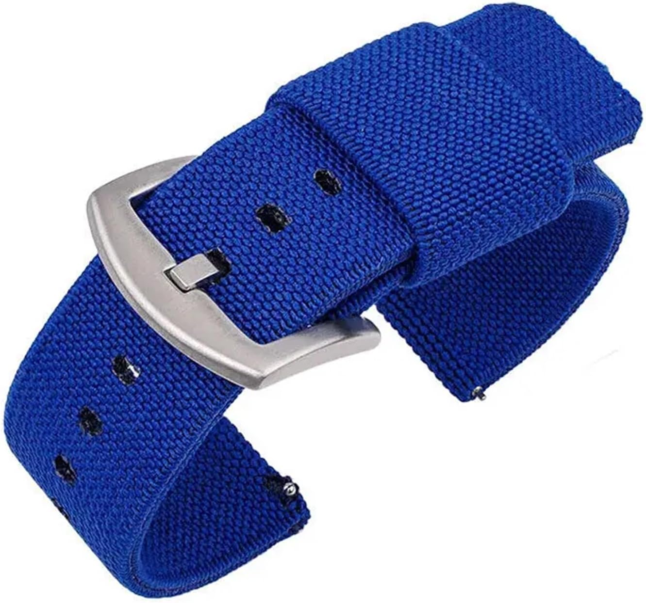Cinturino per orologio in nylon intrecciato a sgancio rapido 18mm 20mm 22mm 24mm Cinturino sportivo di ricambio in tela, 18mm