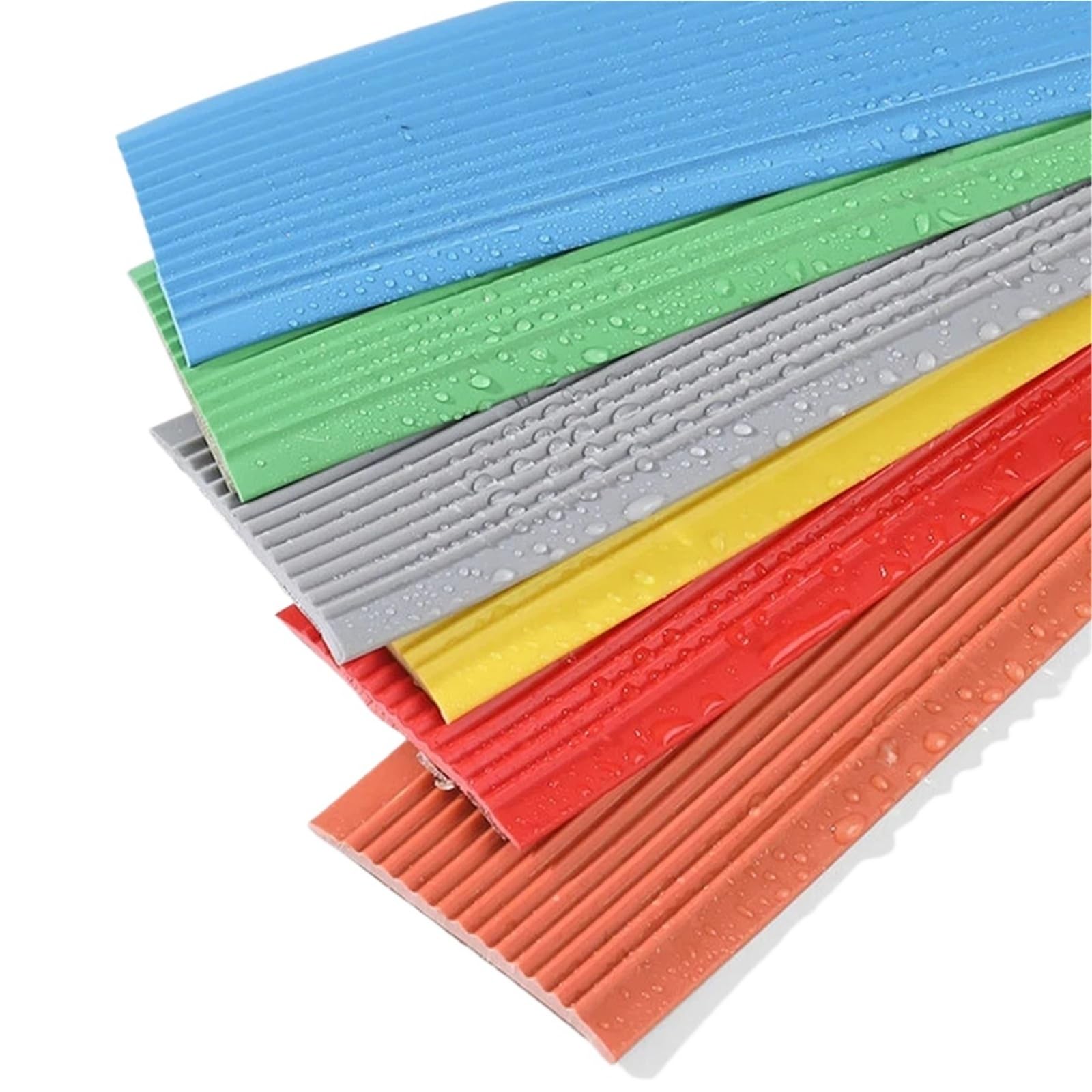 Kantenschutz Gummi Rutschfeste Treppenleiste, rutschfeste Stufen, Treppenschutz, Teppichpolster, Matte, selbstklebend(Red Width 10cm)