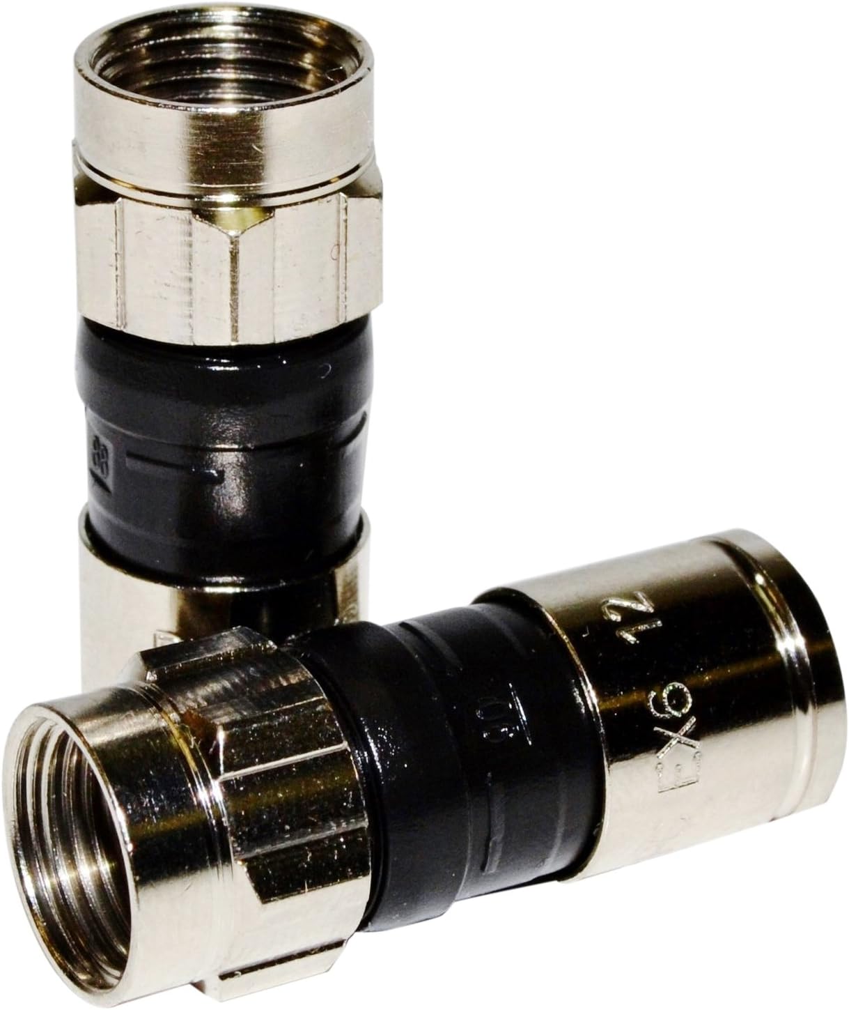 PPC Belden EX6PLUS RG-6 Snap & Seal Outdoor Compression Connector, Comcast, DTV & Dish Approved, 50 Piece