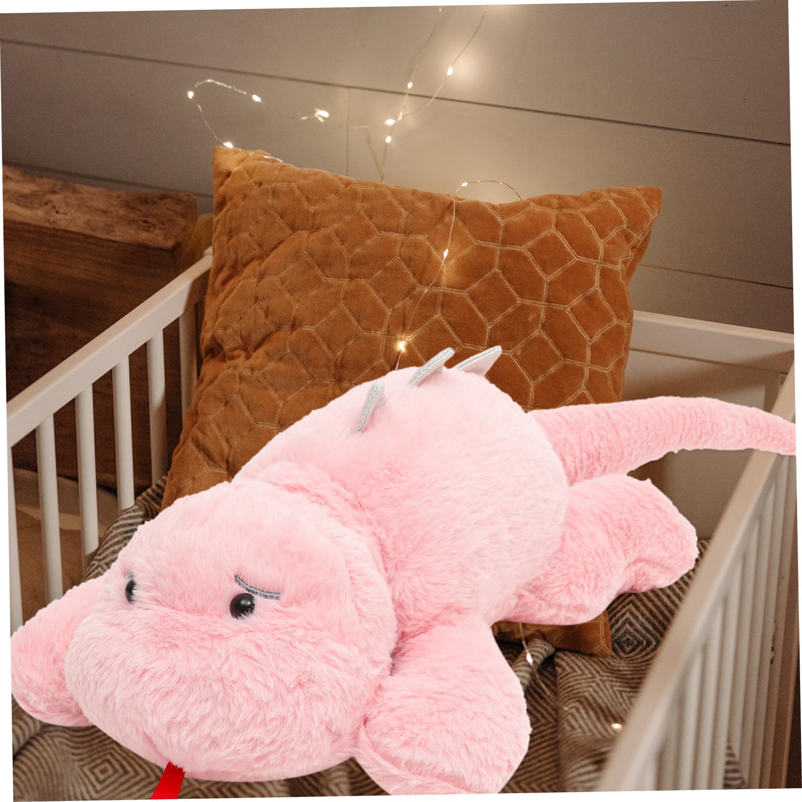 Hohopeti Muñeco Dinosaurio de Peluche y Seguro Almohada Infantil de Dinosaurio para Juguete Decorativo con Diseño de Cartoon para Dormir y Decorar Habitaciones