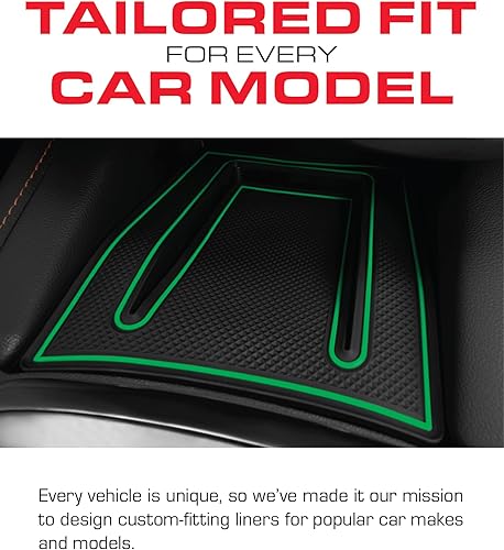 Miniatura 6 de CupHolderHero Compatible con accesorios Subaru Outback y Subaru Legacy 2020-2024, insertos de portavasos antipolvo antideslizantes personalizados de