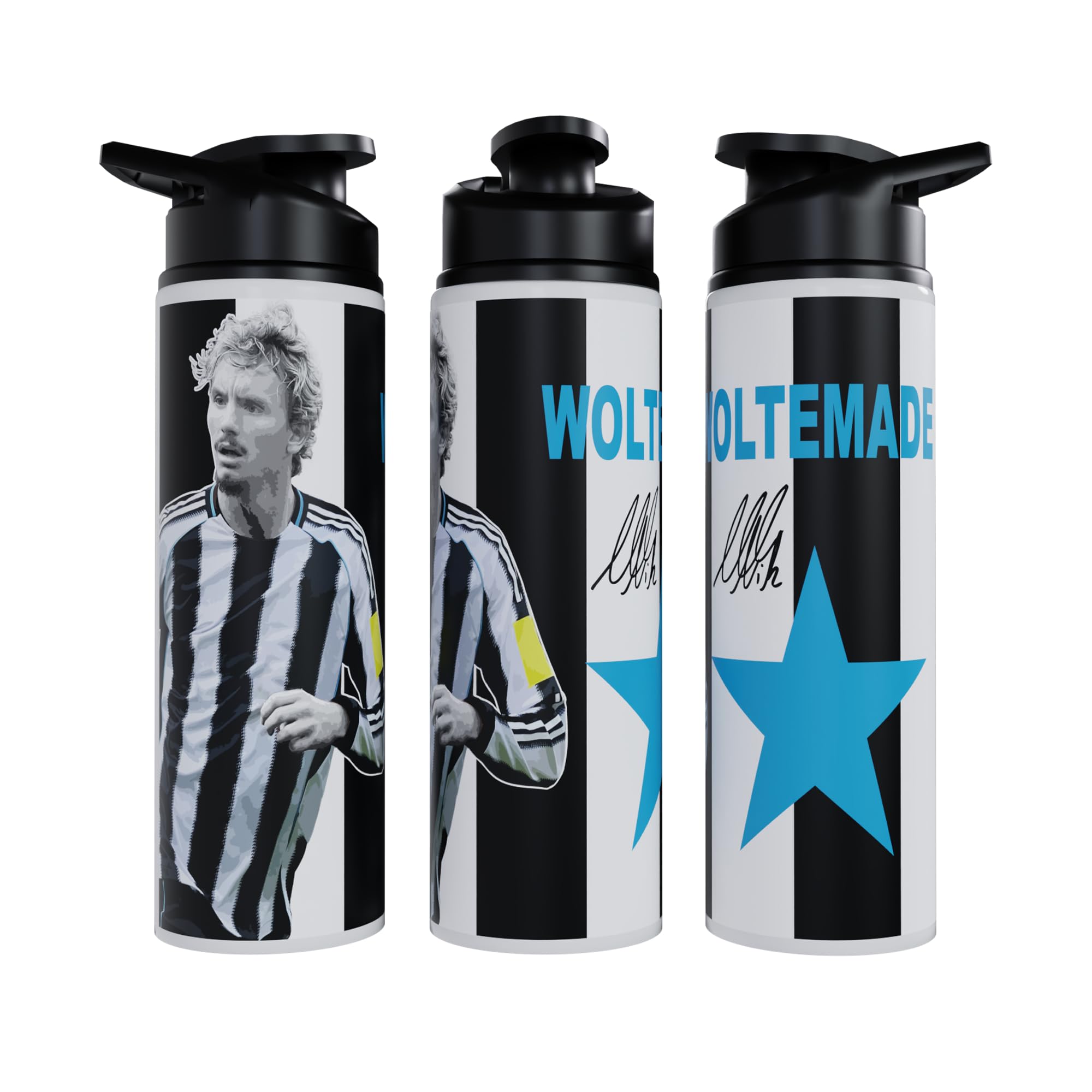 Partisan Newcastle Woltemade Aluminium Bottle 600ml or 750ml (Multicoloured, 750, Millilitres)
