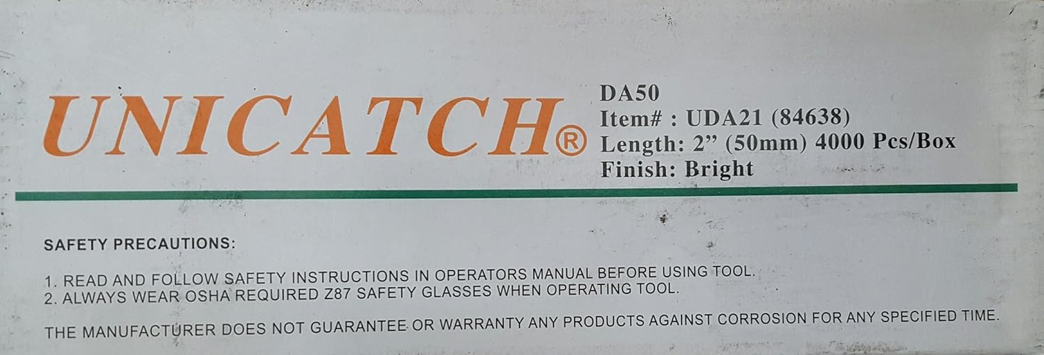 DA21 2" 15 Ga Finish Nail Bright 4,000/box