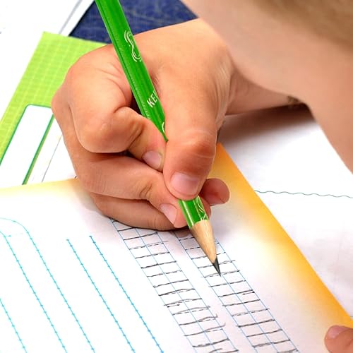 Miniatura 4 de EXCEART Lápices del Día de San Patricio, 12 lápices de trébol con borrador, tréboles, novedosos lápices de rayas, lápices de madera de la suerte,